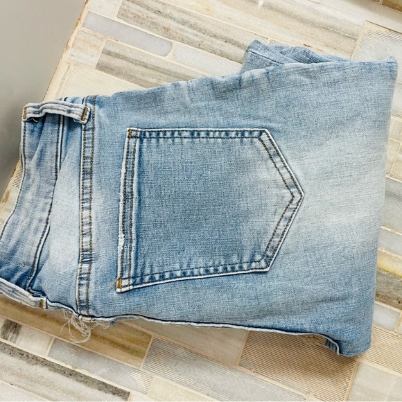 Pistola Arielle Skinny Scissor Cut Hem Frayed Jean blue sky size 29 - Picture 3 of 11